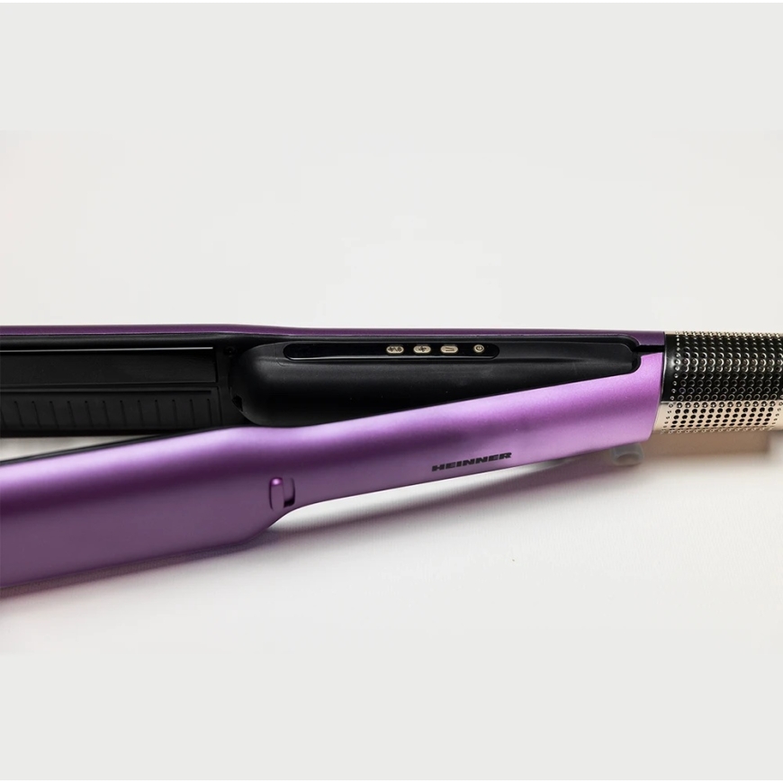 Hiusten suoristaja/kuivain 2in1 100–230 °C, violetti, HHS-Y2IN1BLDC-PP HEINNER – 4