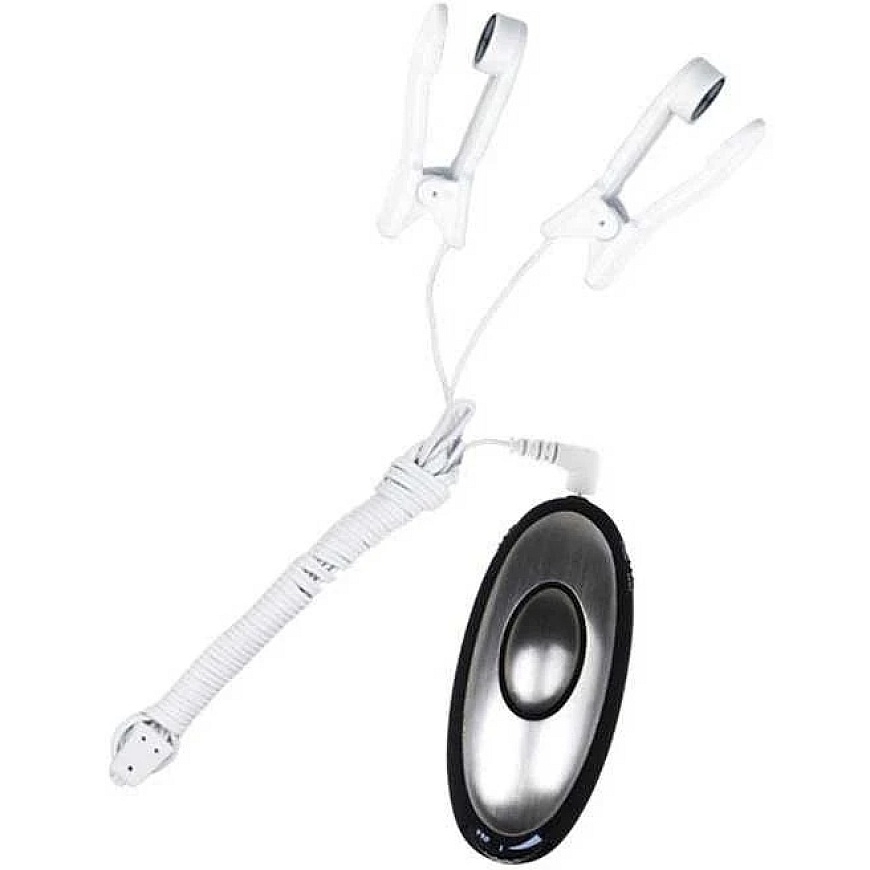 BAILE Krūšu nipļu elektrostimulators skava BDSM komplekts – 3