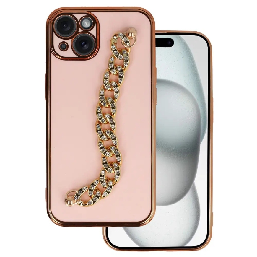 Trend telefoni ümbris iPhone 13 roosa (disain 4)