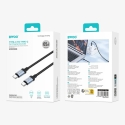 BWOO BO-X401CC data transfer and charging cable | USB-C to USB-C | PD | 65W | 1m | black