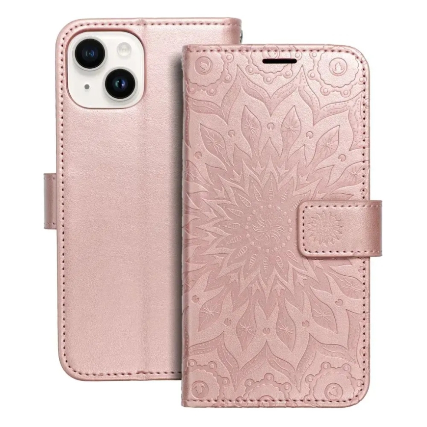 MEZZO mandala чехол-книжка для телефона iPhone 14 розовый