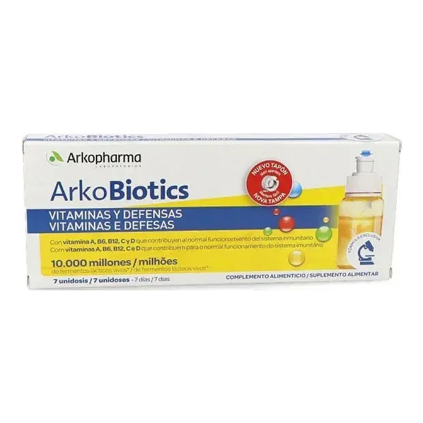 Arkobiotics Vitamīni un Aizsardzība Pieaugušajiem 7 Devas