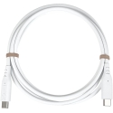 PREMIUMCORD USB-C–USB-C laidas, 60 W, 480 Mbps, silikoninis, baltas, 1,5 m PREMIUMCORD USB-C–USB-C laidas, 60 W, 480 Mbps, silikoninis, baltas, 1,5 m