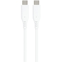 PREMIUMCORD USB-C–USB-C laidas, 60 W, 480 Mbps, silikoninis, baltas, 1,5 m PREMIUMCORD USB-C–USB-C laidas, 60 W, 480 Mbps, silikoninis, baltas, 1,5 m