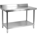 Yato Toya Ruostumaton Teräs Seinäpöytä Hyllyllä, 1200x600 mm Työpöytä Yato Toya Ruostumaton Teräs Seinäpöytä Hyllyllä, 1200x600 mm Työpöytä