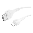 Hoco X37 провод для передачи данных и зарядки | USB-C на Lightning | PD | 27W | 1m | белый Hoco X37 провод для передачи данных и зарядки | USB-C на Lightning | PD | 27W | 1m | белый