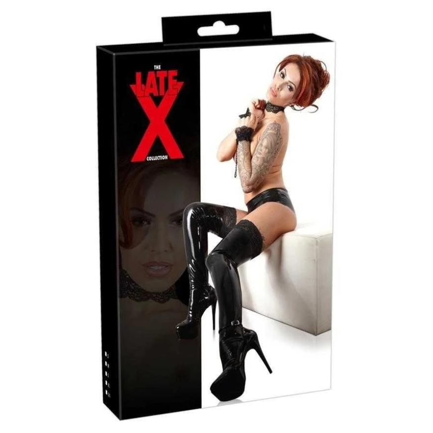 Late X Latex Socks, Lace M