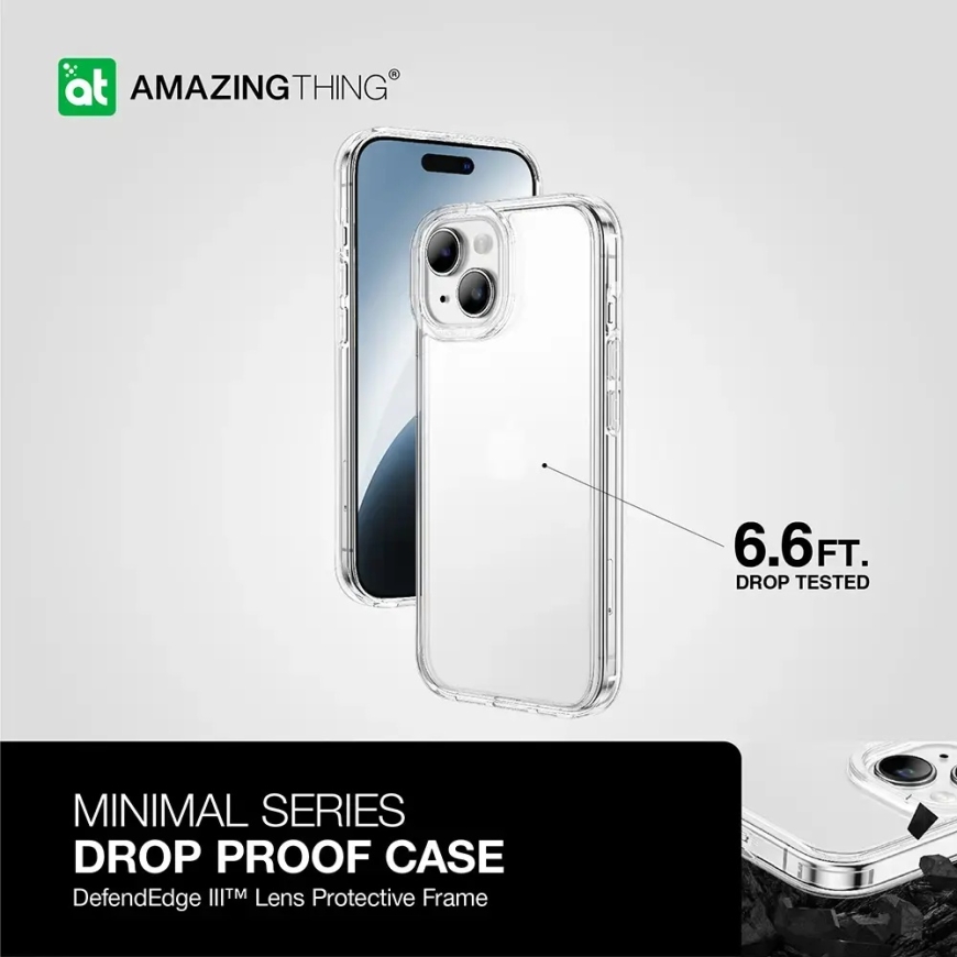 Amazing Thing Minimal maciņš telefonam iPhone 15 Plus caurspīdīgs – 5