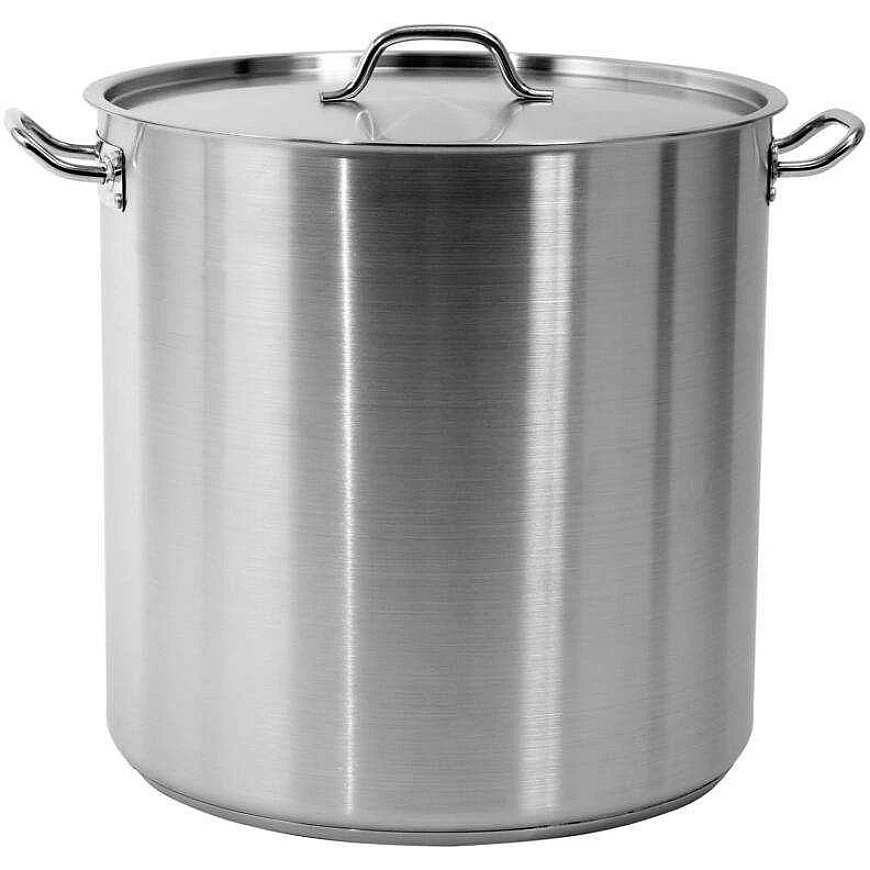 Toya Sa Poland Large Stainless Steel Pot, 71.6 Liters, Tall Pot