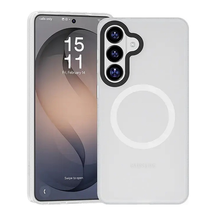 Benks Magnetic Lucid Armor telefono dėklas Samsung Galaxy S26 (S942) baltas