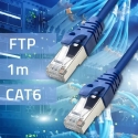 Qoltec Ethernet LAN verkkokaapeli | Cat6 | FTP | 10Gbps | 1m