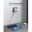 Joyroom JR-TG6 30W Laturi 2xUSB-C/USB-A UK valkoinen