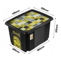 Kast kaanega 30L Karolina “Minions Mosaic” 45x35x27cm must Kast kaanega 30L Karolina “Minions Mosaic” 45x35x27cm must