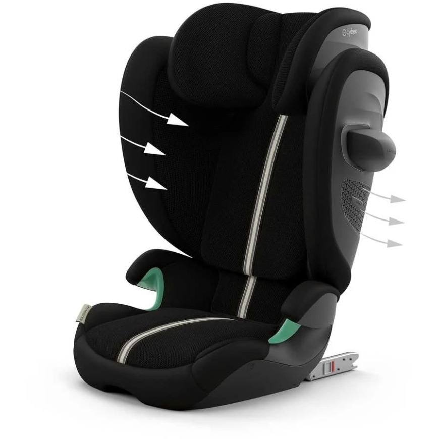 CYBEX SOLUTION PLUS G2 I-FIX AUTOMOBILINĖ KĖDĖ 15-36 KG., MOON Juodas – 4