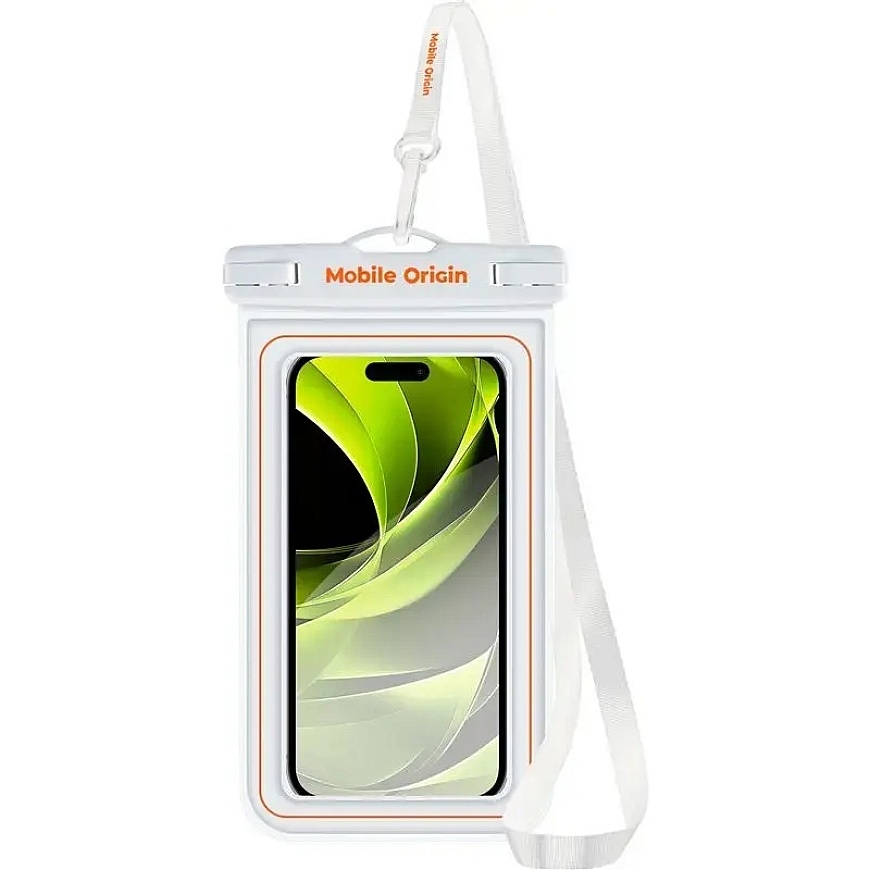 Mobile Origin vedestävä kelluva kotelo 6,8", valkoinen/oranssi – 3