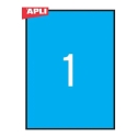 Etiketės APLI ILC, dydis 210x297mm, 20 lapų/20 etikečių, mėlynos Etiketės APLI ILC, dydis 210x297mm, 20 lapų/20 etikečių, mėlynos