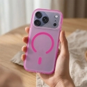 Aurora phone case with MagSafe support for iPhone 16 Pro pink Aurora phone case with MagSafe support for iPhone 16 Pro pink