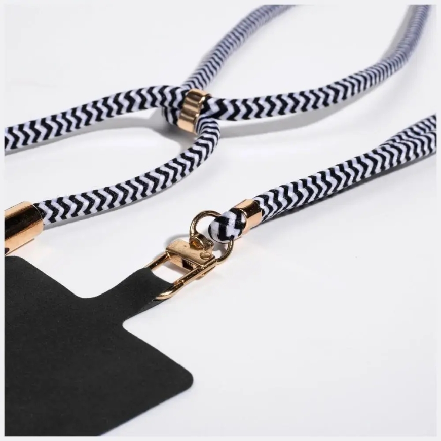 Üksne lanyard Beline must-valge – 3