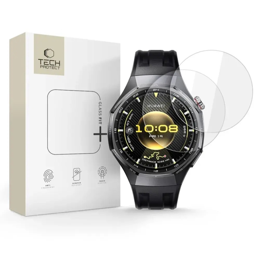 Tech-Protect aizsargstikls priekš Huawei Watch GT 6 Pro (46 mm) | caurspīdīgs (2 gab.)