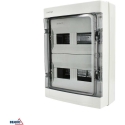 Schelinger Virsmas Montējamā Hermētiskā Sadales Kaste IP65 TERMINĀĻI 24N+24PE 2x12P Schelinger Virsmas Montējamā Hermētiskā Sadales Kaste IP65 TERMINĀĻI 24N+24PE 2x12P