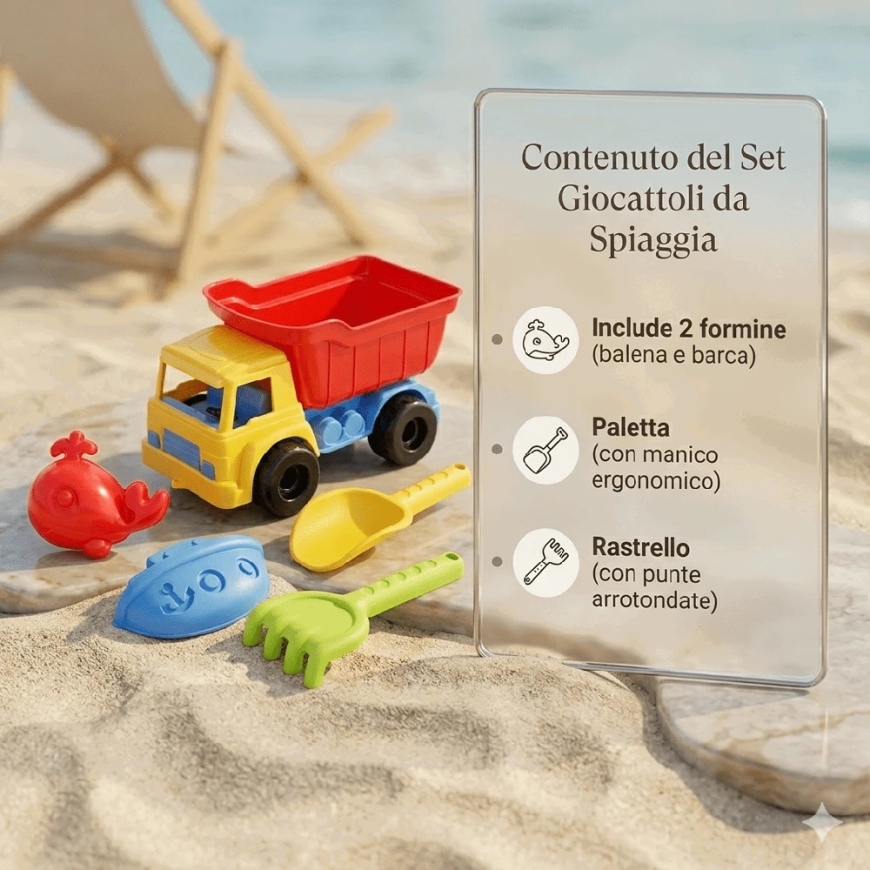 Beach Toy Set with Dump Truck Koala Games G2669 – 4
