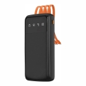 Dudao K6Pro Power Bank | 10 000 mAh | USB-A, USB-C, Lightning | musta Dudao K6Pro Power Bank | 10 000 mAh | USB-A, USB-C, Lightning | musta