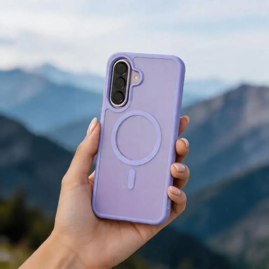 Tech-Protect Magmat чехол с поддержкой MagSafe для телефона Samsung Galaxy A36 5G (A366) | A56 (A566) | A37 (A376) фиолетовый – 4