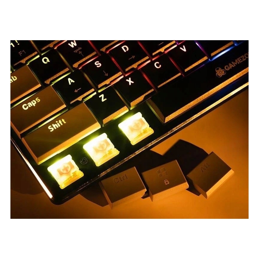 Tracer GameZone Keylo 61 johdollinen mekaaninen pelinäppäimistö, jossa on taustavalo grafiitti – 3