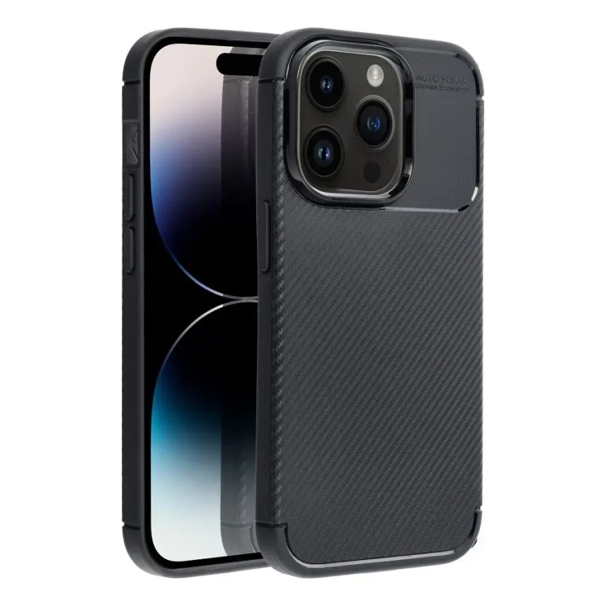 Carbon Premium phone case for iPhone 16 black – 2