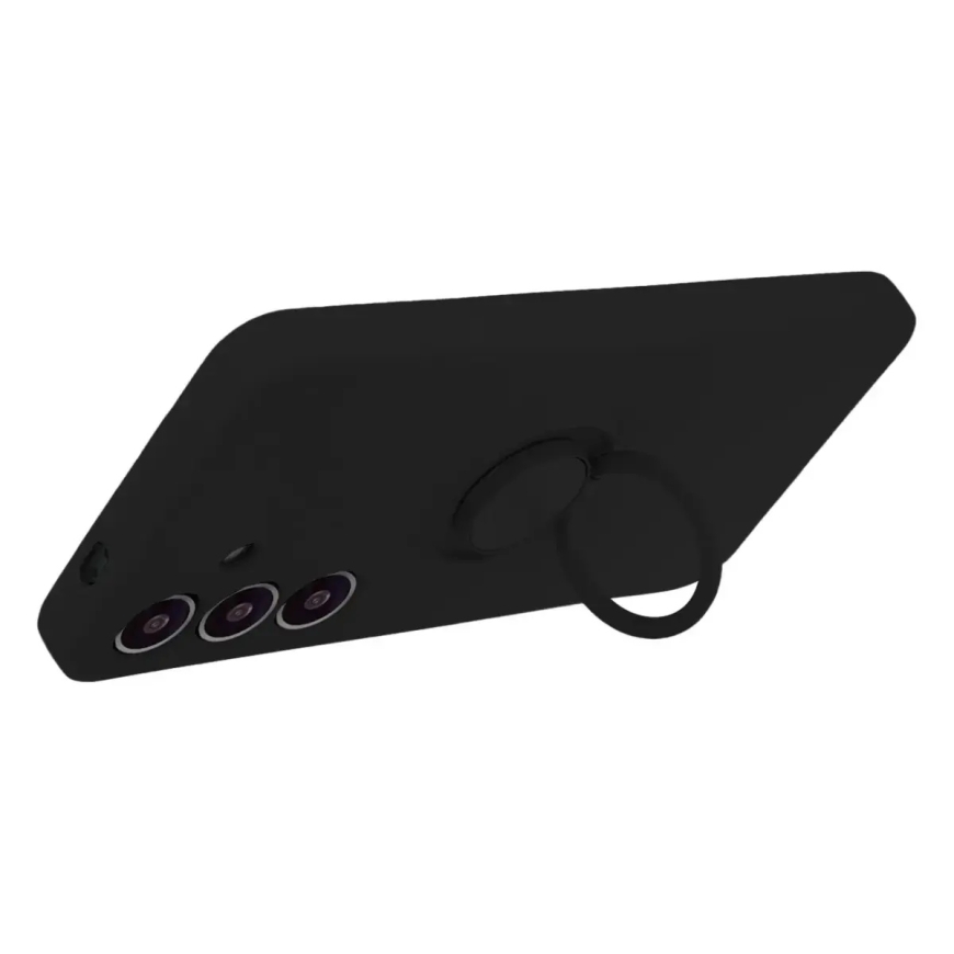 Finger Ring phone case with stand for iPhone 16 Plus black – 3