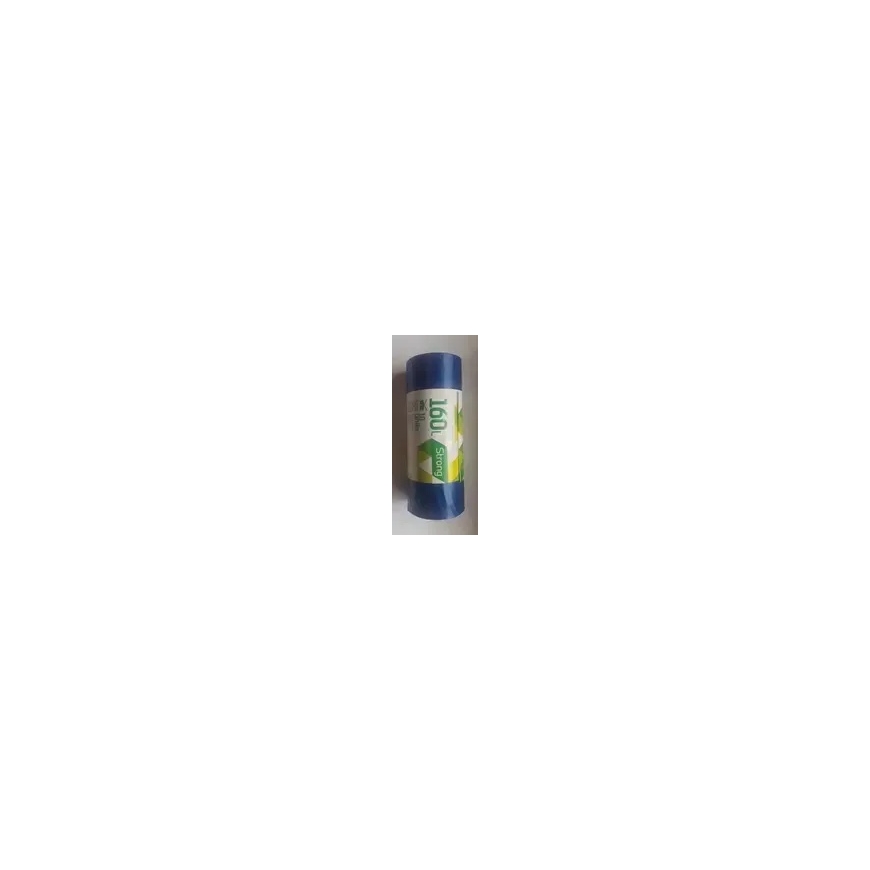 Trash bags SORTEX, 160L, 75x115 cm, 50 mic, blue, 10 pcs