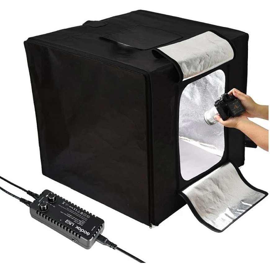 LED gaisma - Godox LST60 Portatīvā LED mini fotostudija 60 × 60 × 60 cm