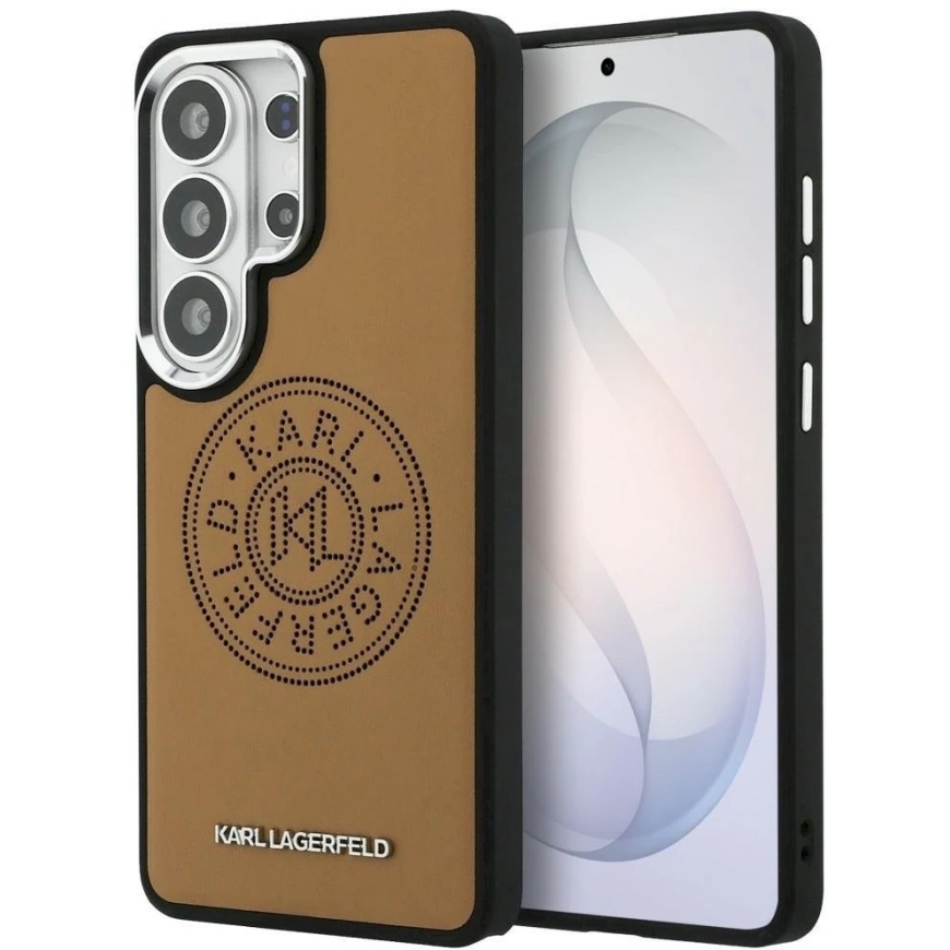 Dėklas Karl Lagerfeld Perforated KL MagSafe Samsung Galaxy S26 Ultra rudos spalvos – 2