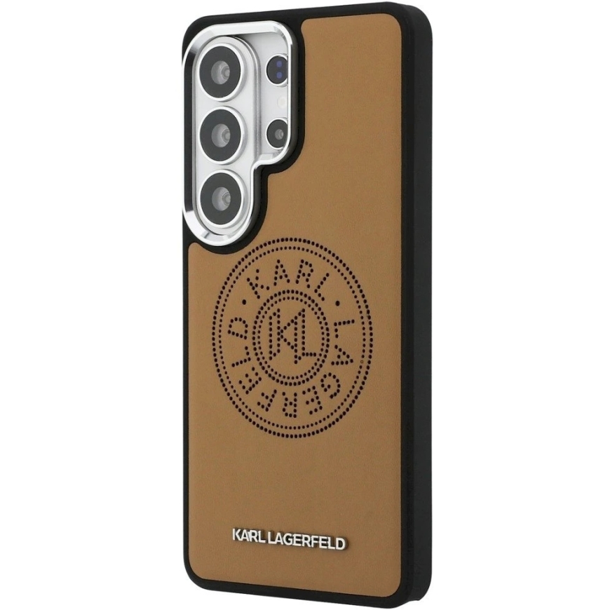 Karl Lagerfeld Perforated KL MagSafe kate Samsung Galaxy S26 Ultra pruunis värv – 3