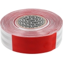 Toya Sa Poland Mikroprizmu atšvaitālā lente | Balti-Sarkana | 49 mm x 45,7 m (YT-72513)
