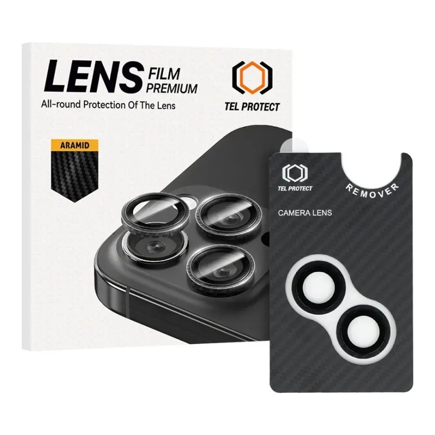 Tel Protect 3D Linssi Aramid Sarja kameransuojus iPhone 13 | iPhone 13 Mini (2 kpl)