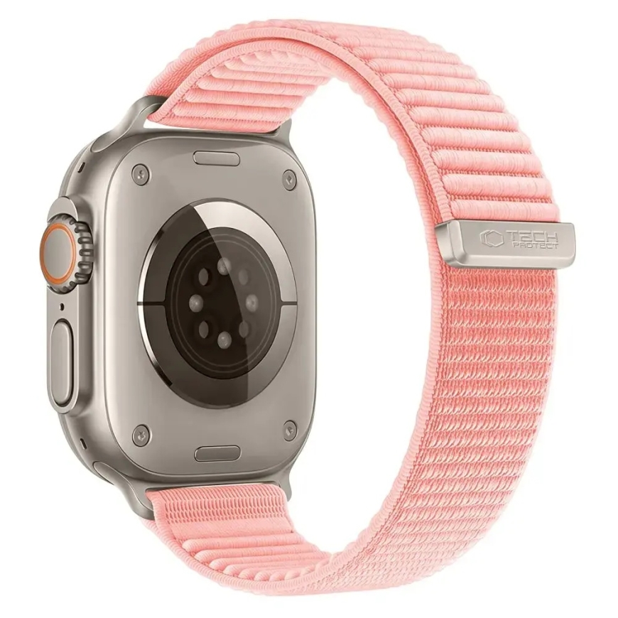 TECH-PROTECT NYLONLOOP APPLE WATCH 8 / 9 / 10 / 11 / 12 / SE (40 / 41 / 42 MM) ROŽU KRĀSĀ – 2