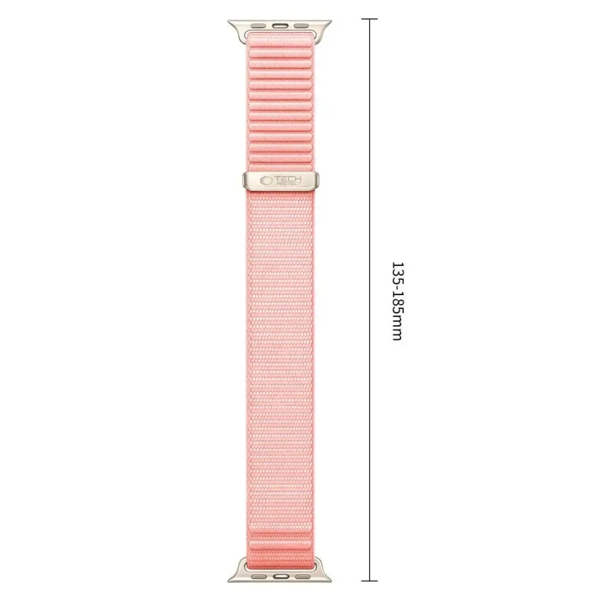 TECH-PROTECT NYLONLOOP APPLE WATCH 8 / 9 / 10 / 11 / 12 / SE (40 / 41 / 42 MM) ROOSA – 3