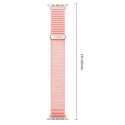 TECH-PROTECT NYLONLOOP APPLE WATCH 8 / 9 / 10 / 11 / 12 / SE (40 / 41 / 42 MM) BLUSH PINK TECH-PROTECT NYLONLOOP APPLE WATCH 8 / 9 / 10 / 11 / 12 / SE (40 / 41 / 42 MM) BLUSH PINK