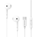 USAMS EP-50 USB-C stereokõrvaklapid 1.2m valged USAMS EP-50 USB-C stereokõrvaklapid 1.2m valged