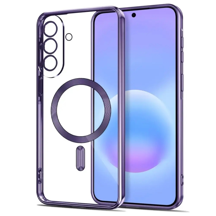 Tech-Protect MagFlex -puhelinsuojakuori MagSafe-tuella Samsung Galaxy A37:lle (A376) violetti – 2