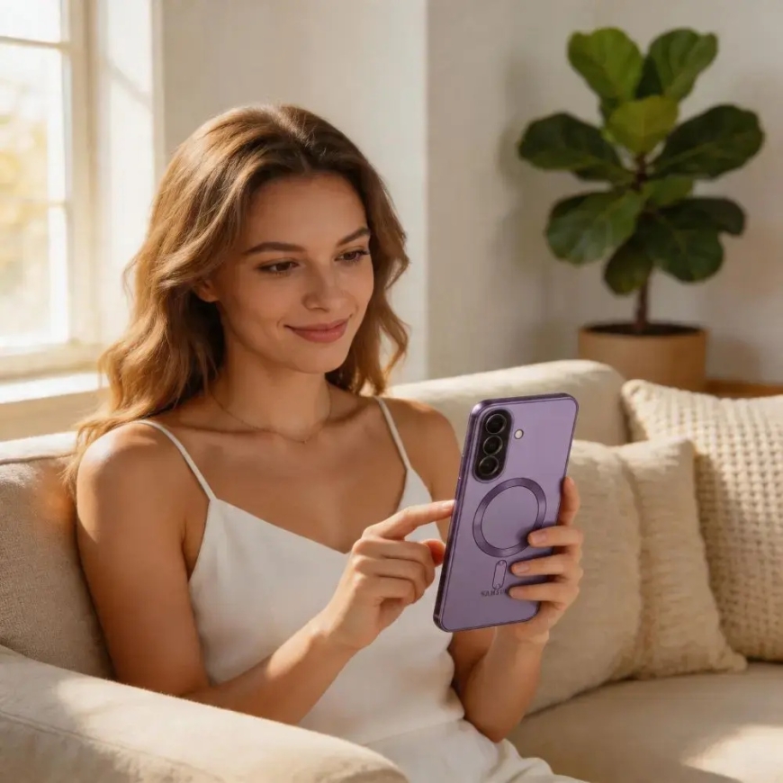Tech-Protect MagFlex phone case with MagSafe support for Samsung Galaxy A37 (A376) purple – 5