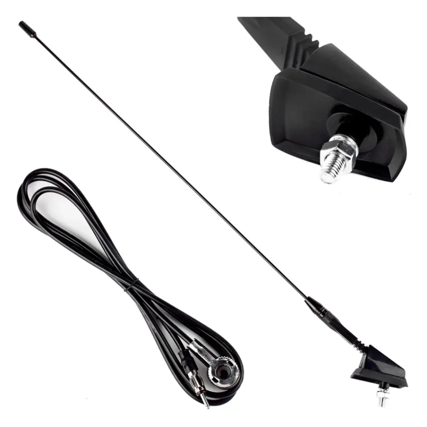 Automobilio antena 41cm 5mm adapteris ANT01 AMIO-01048