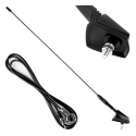 Auton antenni 41cm 5mm adapteri ANT01 AMIO-01048