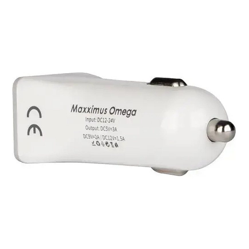 Maxximus Omega auton laturi | 18W | QC | USB-A – 2