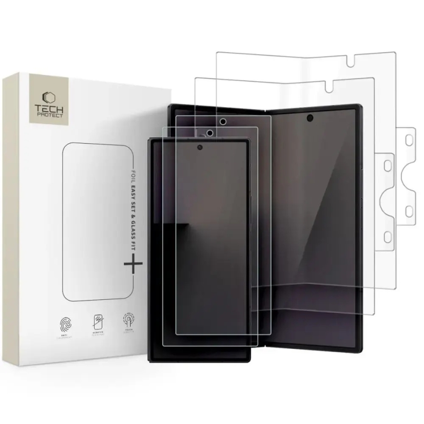 Tech-Protect Easy Set Fit+ tempered glass for phone Samsung Galaxy Z Fold 8 Ultra (F976) (4 pcs.)