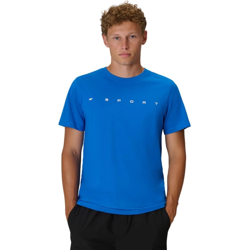 Meeste T-särk 4F M3575 sinine 4FWAW26TTSHM3575 33S (M)