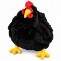 Lean Toys Pehmokananen, musta, 20 × 13 × 8 cm Lean Toys Pehmokananen, musta, 20 × 13 × 8 cm