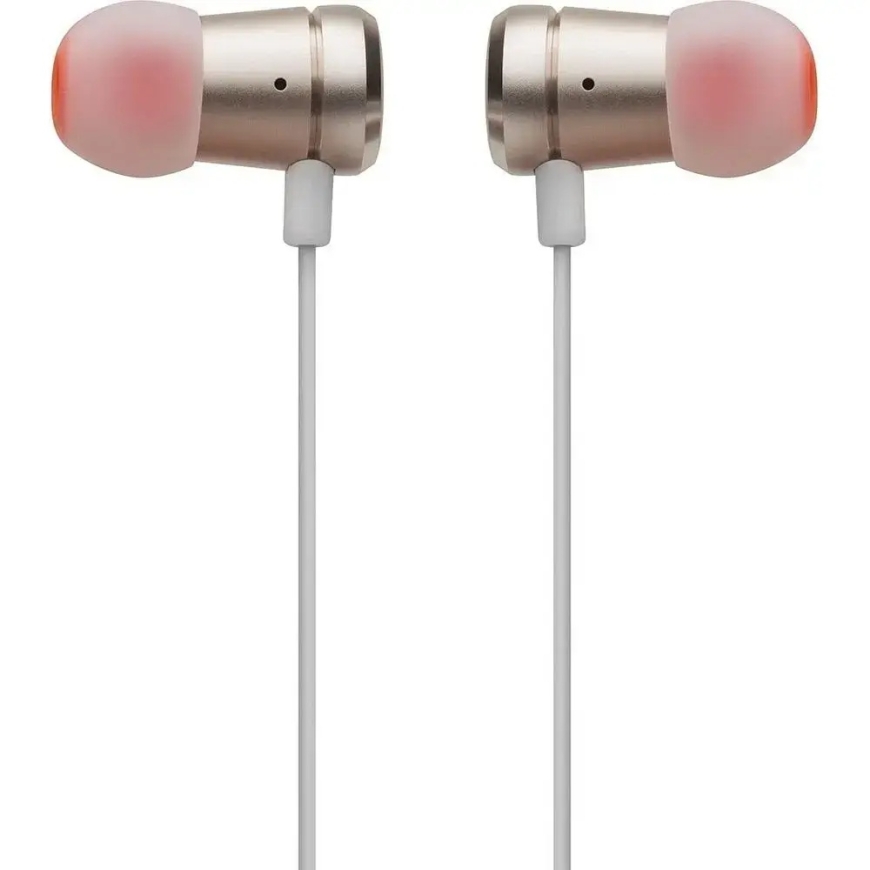 Vadu austiņas Jack 3,5mm ar mikrofonu JBL T290 zeltī