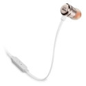 Vadu austiņas Jack 3,5mm ar mikrofonu JBL T290 zeltī Vadu austiņas Jack 3,5mm ar mikrofonu JBL T290 zeltī